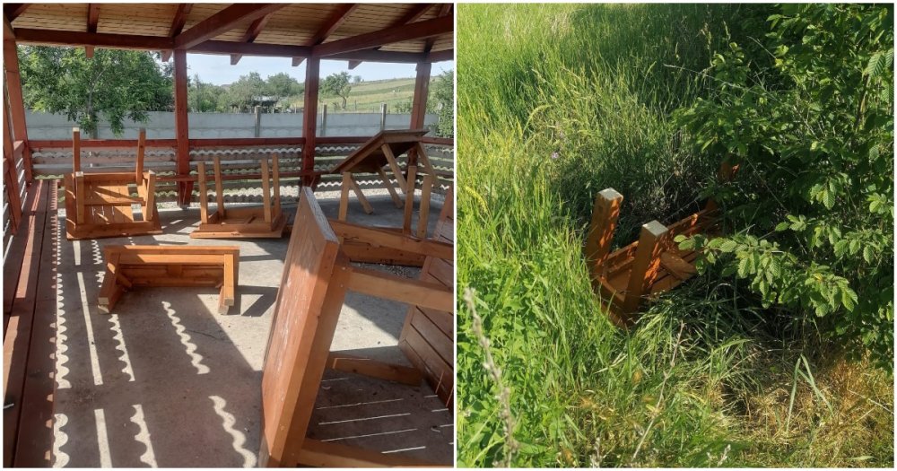 FOTO. Surpriză în cazul vandalismului din Ardud. Vinovații, găsiți de polițiști