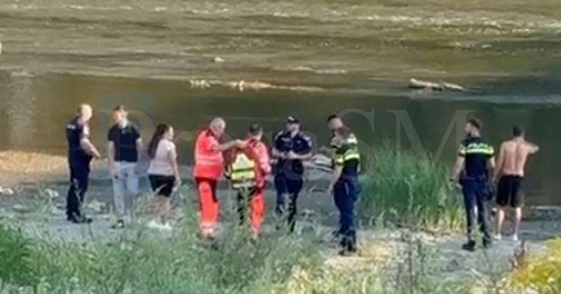 FOTO/VIDEO. Cum s-a înecat tânărul (18 ani) în apa Someșului, care nu trece de jumătate de metru