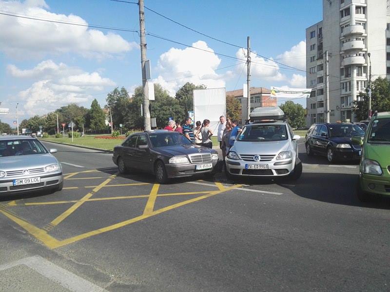 accident Piata Romana Satu Mare